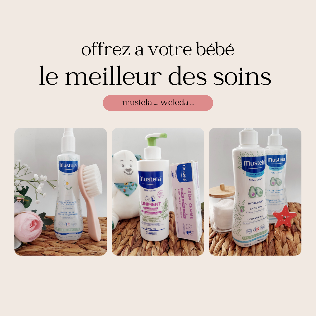 Collection Soins Bébé – Douceur & Protection au Quotidien 🍼✨