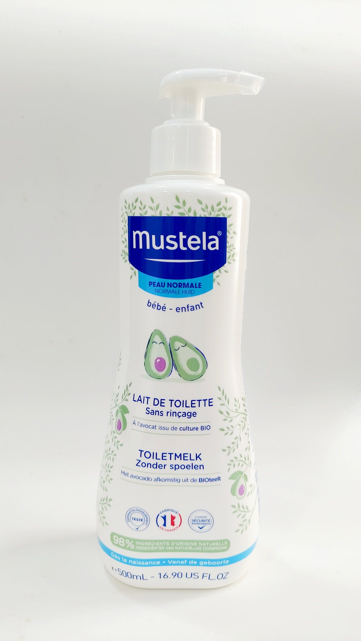 Lait de toilette Mustela 500ml