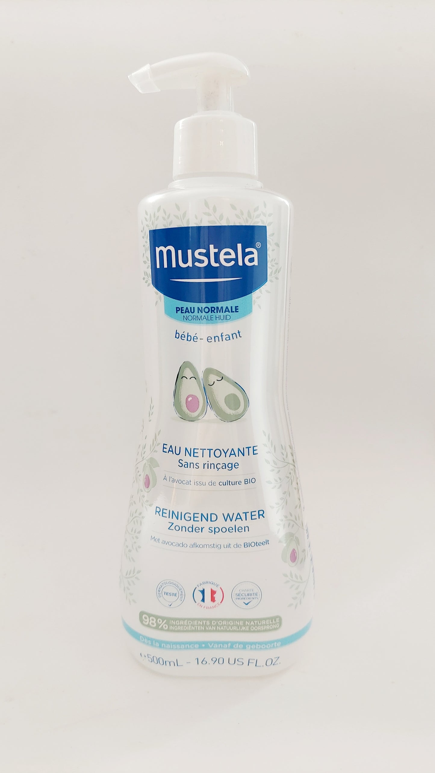 Eau nettoyante sans rinçage Mustela 500ml